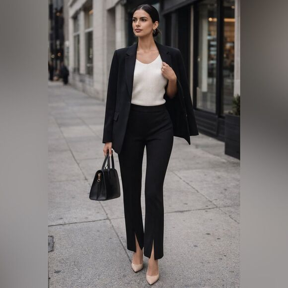 Zara Pants - 🖤 ZARA Black Leg Pants – Sophisticated Chic